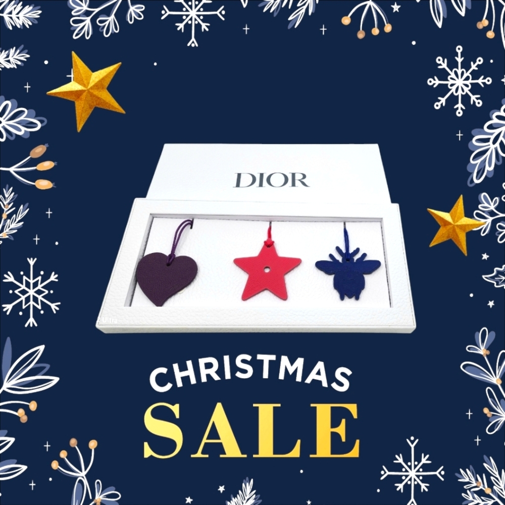 🪅🎁 Dior Giftable Bag charm leather 🪅🎁